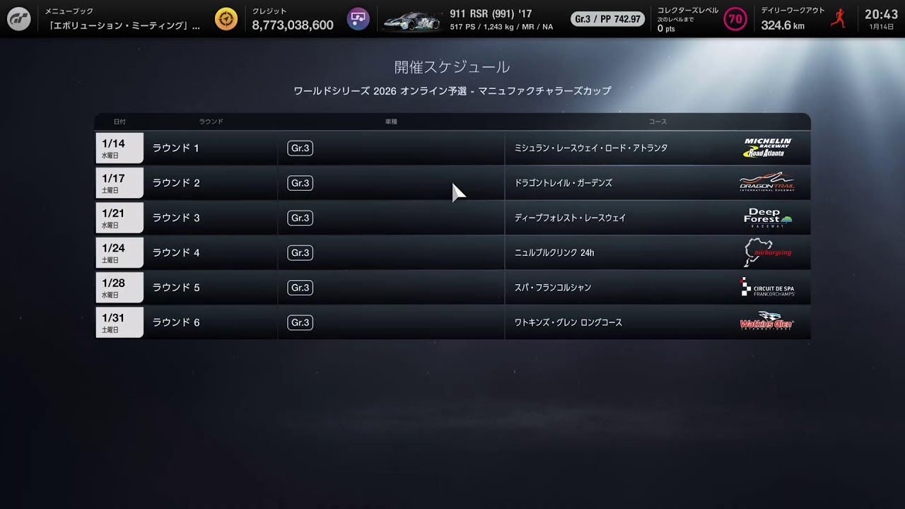 グランツーリスモ7 自信はないが経験を積みにマニュでます！