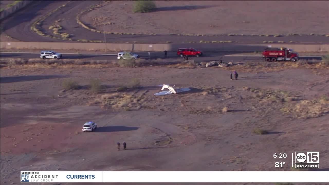 Small plane crashes near Deer Valley Airport
