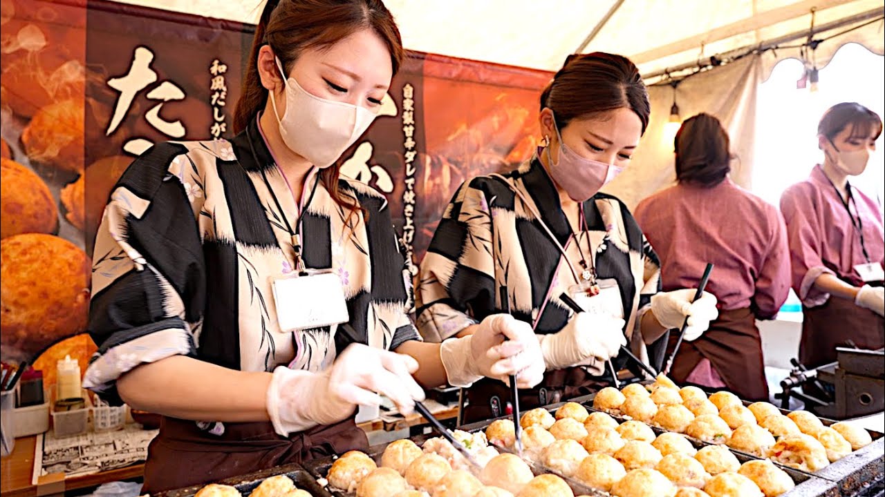 1日3000個！美人双子たこ焼き「四季桜」⓵