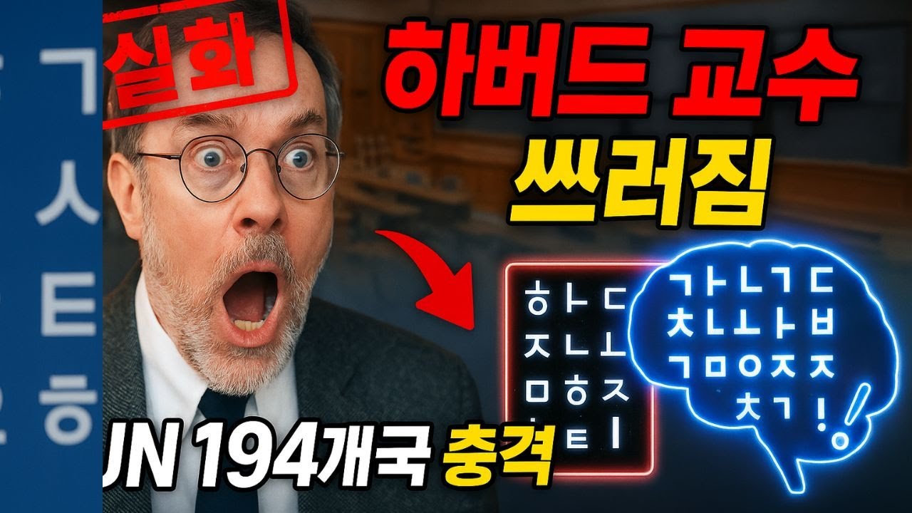 [한글의 기적] 세계가 놀란 기적의 문자!? 외국인이 한글을 처음 봤을 때의 충격적인 반응?