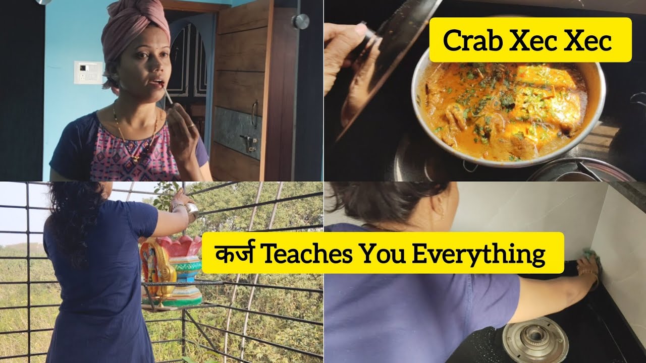 Goan Crab Xec Xec | Yummy 😋 Gravy Recipe| #konkanivlogger #goanvlogger #viralvideo #crabgravy 