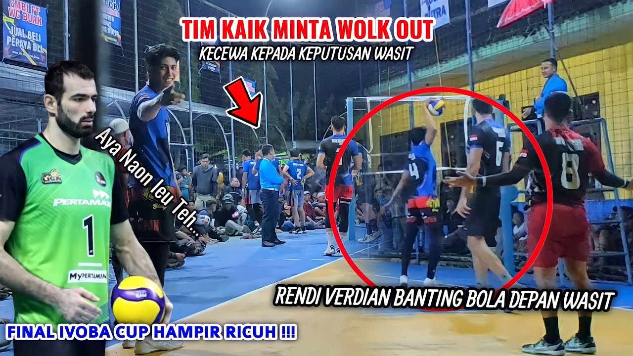 FINAL IVOBA CUP,LAGA YG MENGURAS EMOSI RENDI VERDIAN  MINIC VS DIDIN BAE SADI HAMPIR SAJA RICUH !!