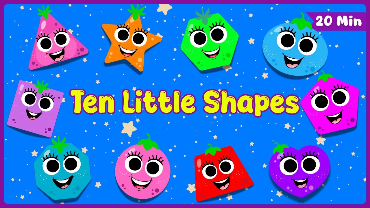 Ten Little Shapes and more | Song for kids | Best Toddler Learning