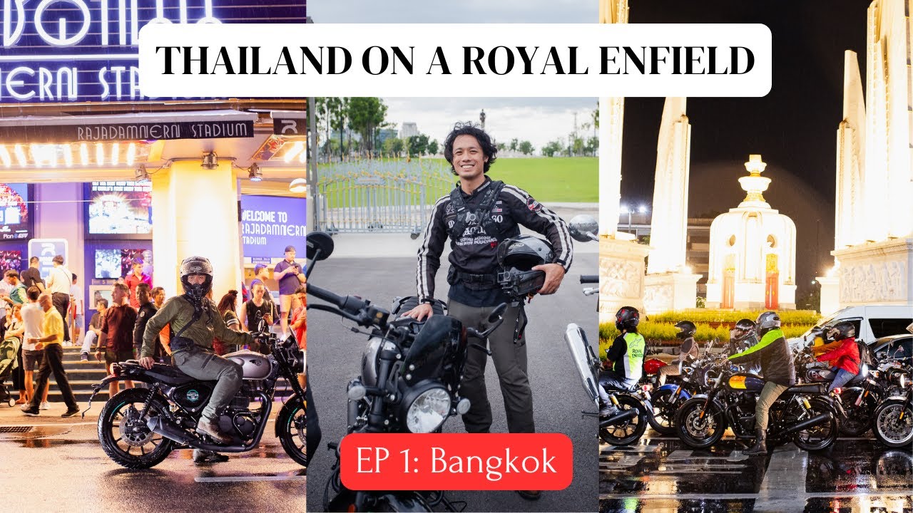 Royal Enfield доставил нас в Таиланд! Эпизод 1: Бангкок на Hunter 350 #TATxRoyalEnfield