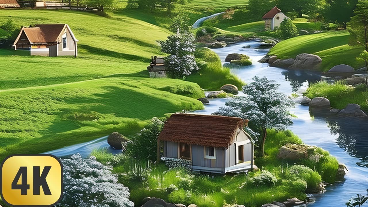 Breathtaking Nature Footage with Beautiful String Music and Relaxing Piano in 4K