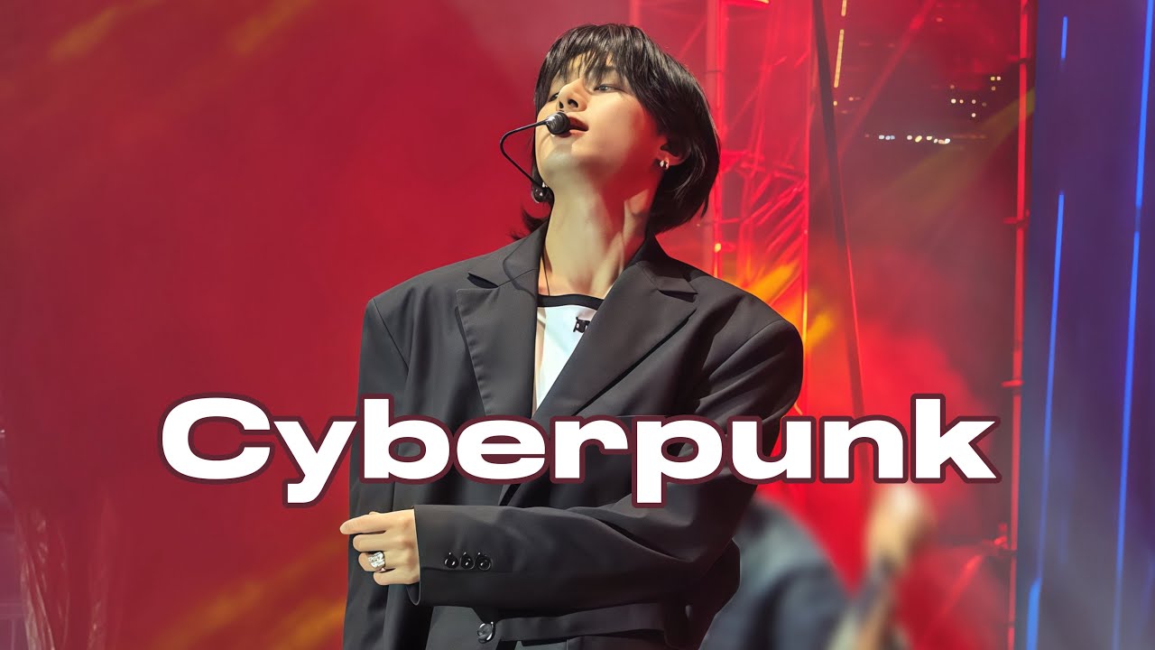[241103 GMF 그민페] ATEEZ - Cyberpunk 에이티즈 우영 직캠 (wooyoung focus)