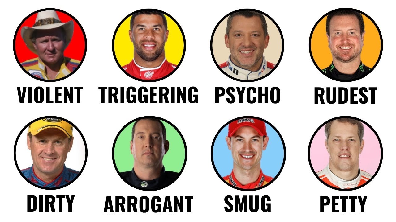 Every 'RUDE' NASCAR Driver Explained