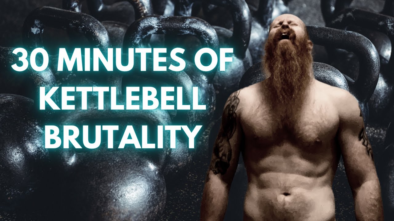 Forging Elite Fitness | Double Kettlebell Clean And Press Workout