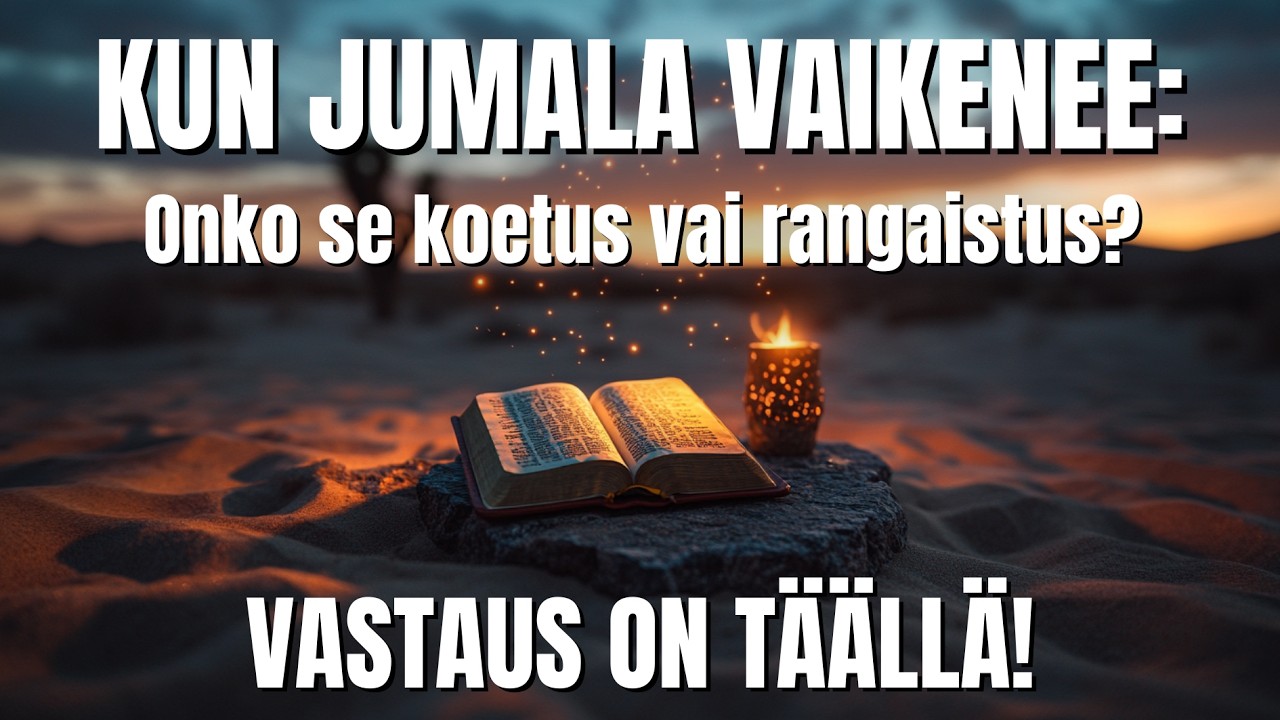 ✨MITÄ TEHDÄ, KUN JUMALA EI VASTAA? Se virhe, jonka MONET TEKEVÄT!