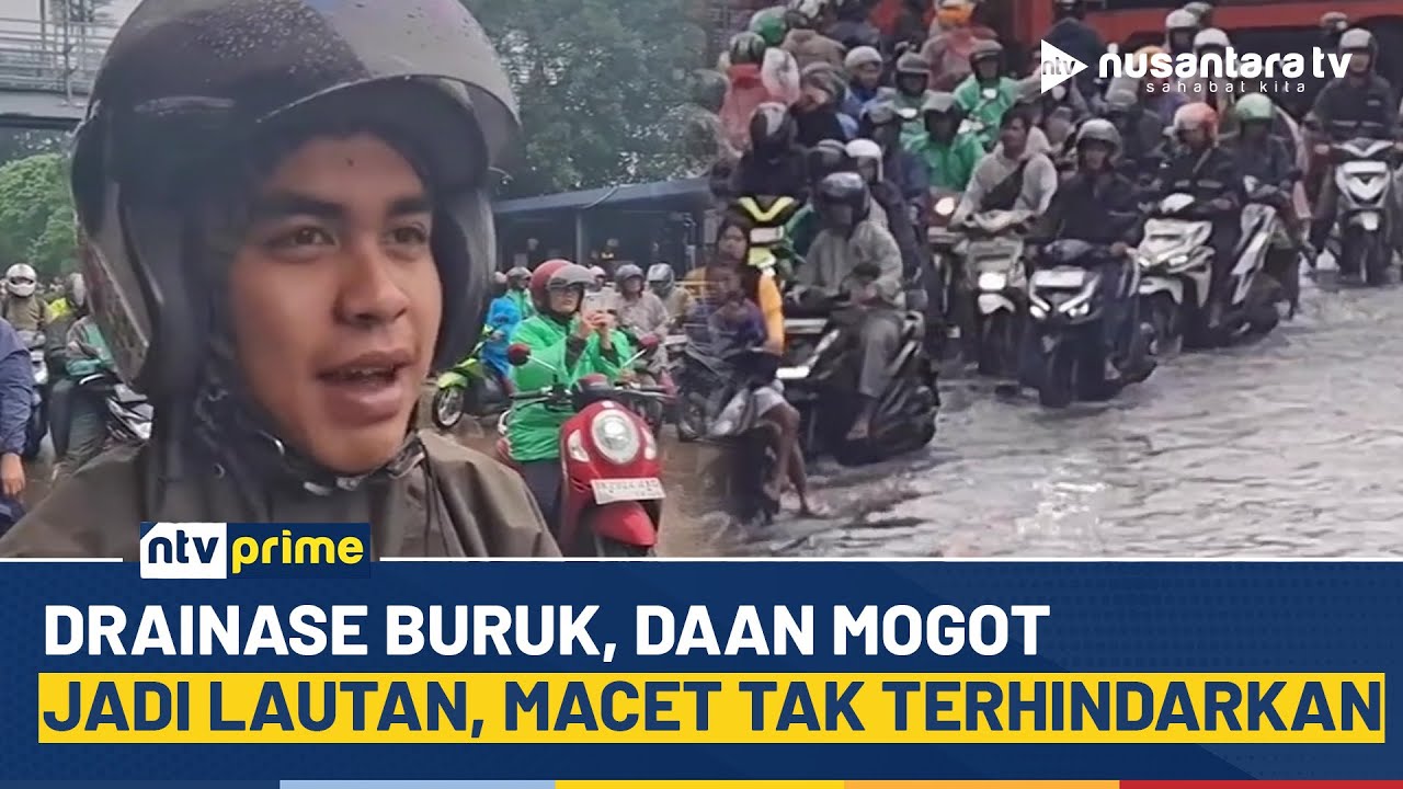 Macet Horor Daan Mogot! Genangan Banjir Capai 30 Cm Lumpuhkan Akses Jalan Jakarta Barat | NTV PRIME
