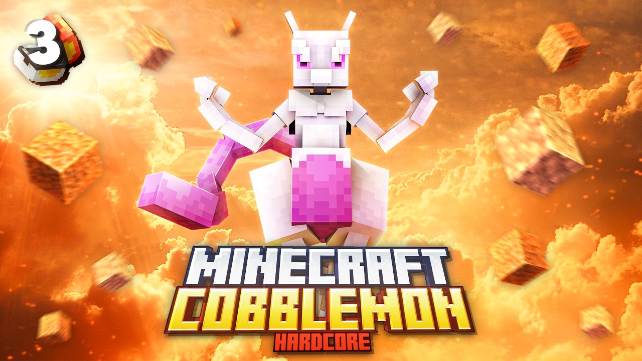 Stworzyłem Mewtwo w Minecraft Cobblemon Hardcore