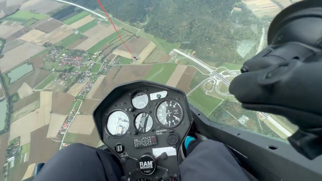 Segelkunstflug Training Fürstenfeld DG1001s