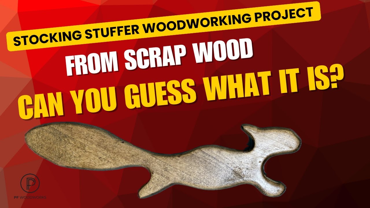 Stocking Stuffer Woodworking Project from Scrap Wood. Can you Guess What it is?