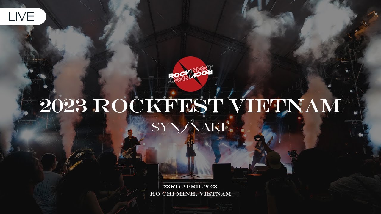 Synsnake - Acceleration & Manneristic [Live] 2023.04.23 Rockfest Vietnam