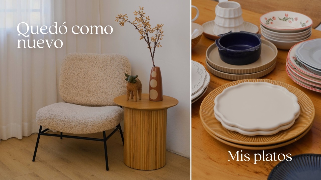 Cómo limpio mi mueble blanco sin dañarlo 🛋✨ | Organizando mis platos 🍽