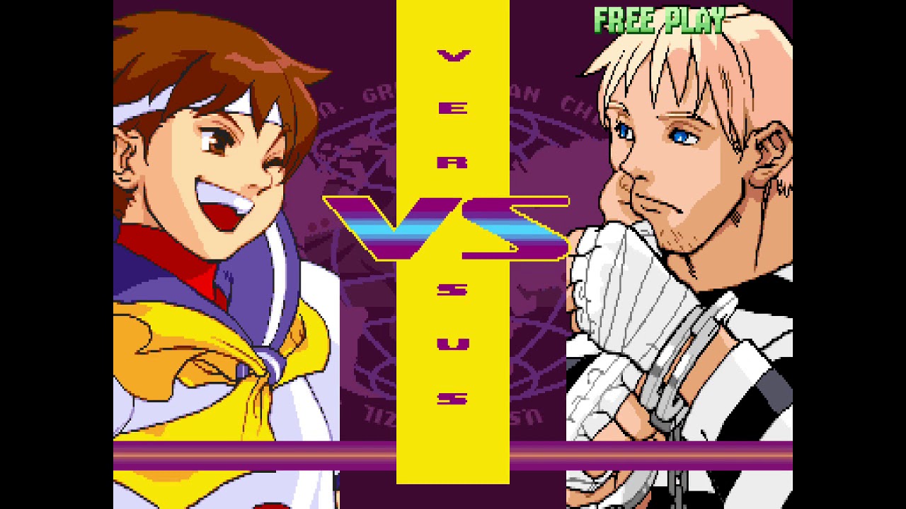 Street Fighter Alpha 3 Sakura Playthrough