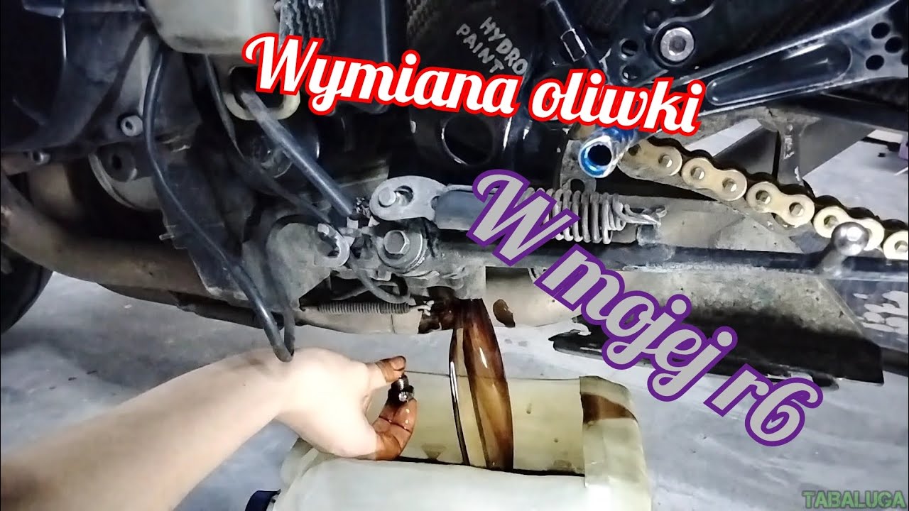 Szybka wymiana oleju w mojej yamaszce r6 rj03• coraz blizej 120tys przebiegu