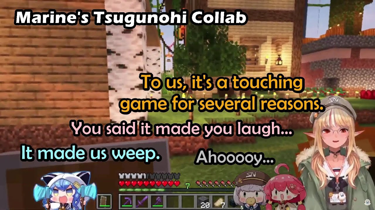 Everyone Can't Resist Talking About Marine After Sui-chan Said She Didn't Cry When Playing Tsugunohi