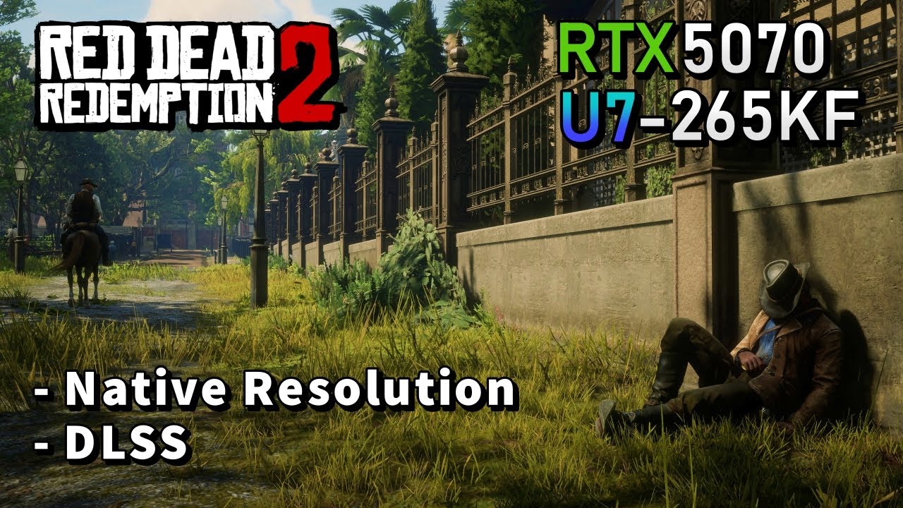 Red Dead Redemption 2 RTX 5070 - 1080p | 1440p | 4K