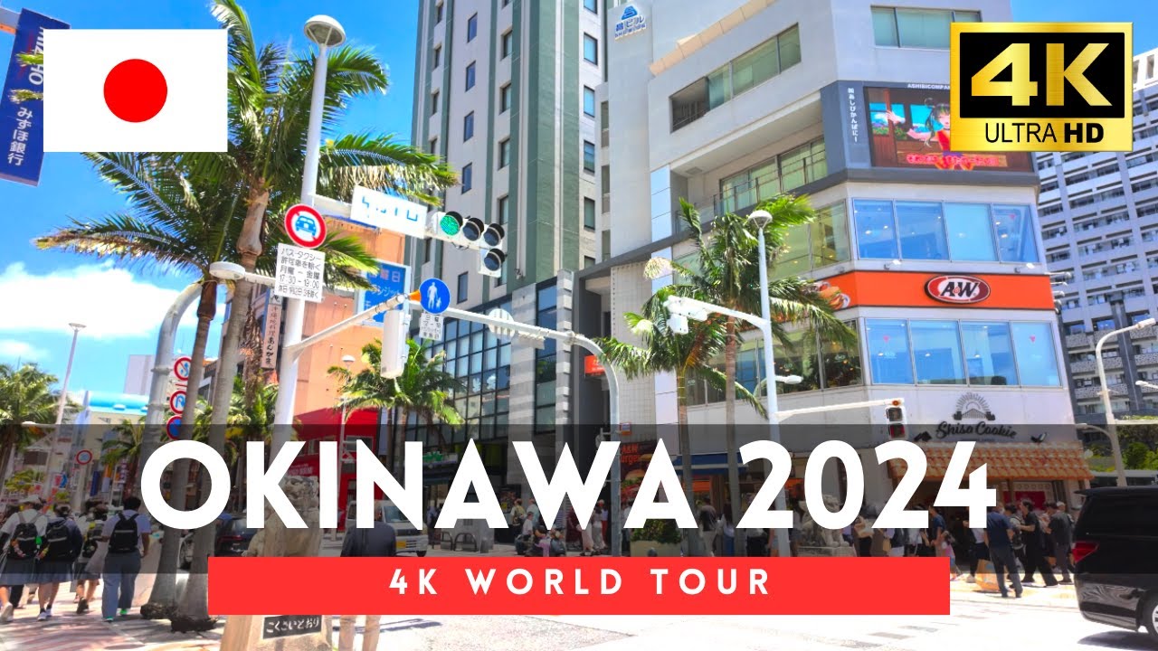 Okinawa 2024 - 2 Hours Japan 4K Walking Tour, Japan walk in Okinawa, May 2024【4K HDR】