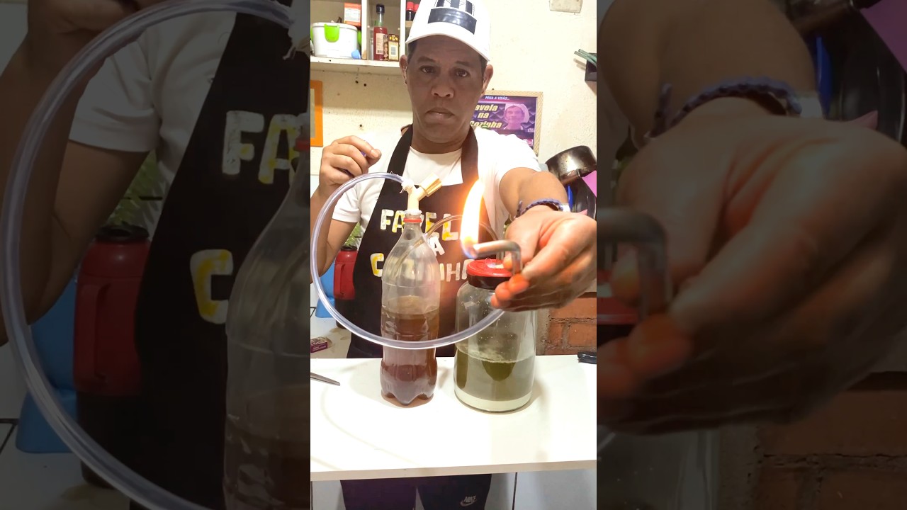 Gás de cozinha caseiro 