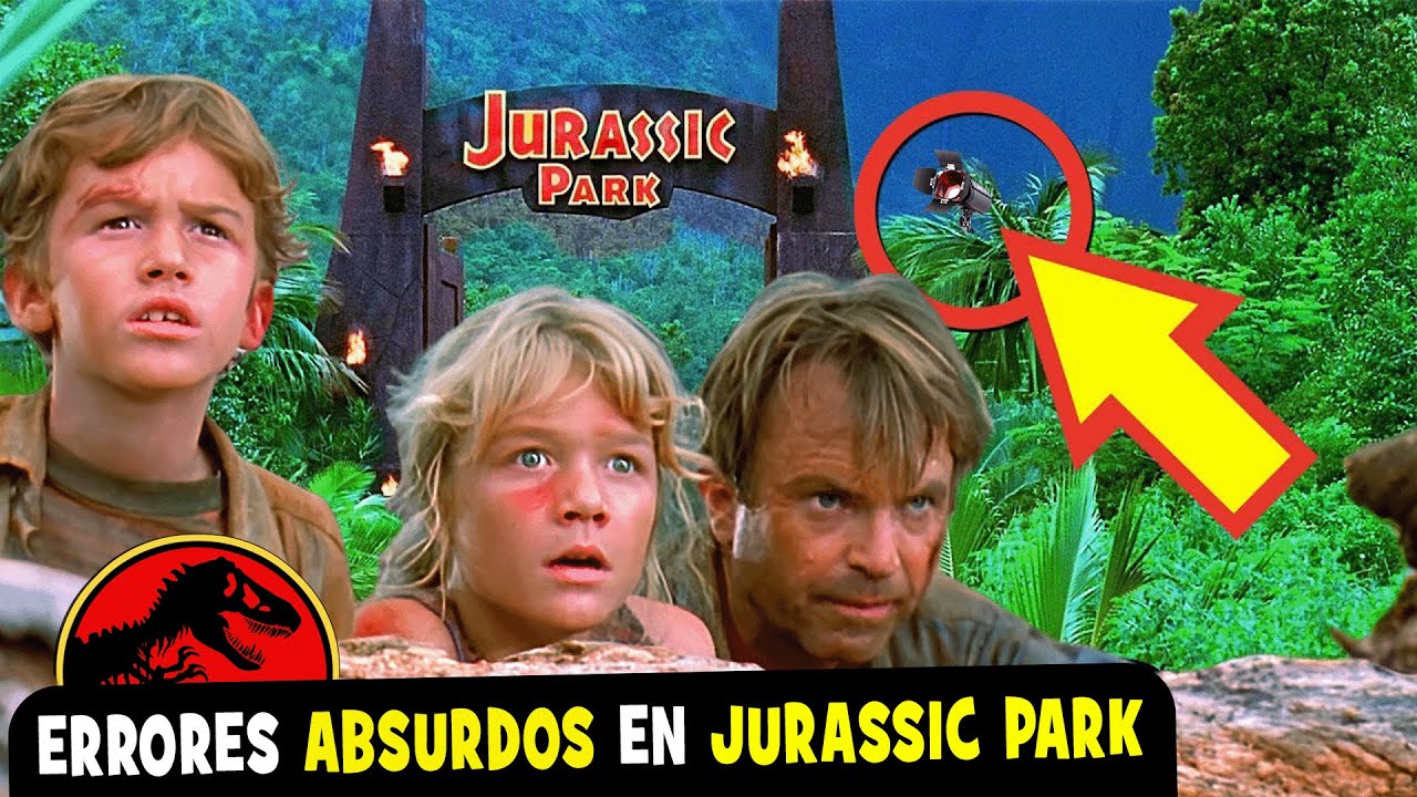 33 ERRORES ABSURDOS en JURASSIC PARK (1993) que NO notaste! 🎬(Parque Jurásico)