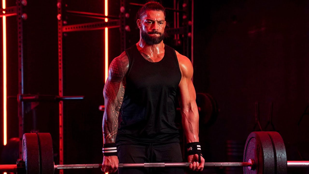 Тренировка Романа Рейнса на WrestleMania перед матчем с Броком Леснаром