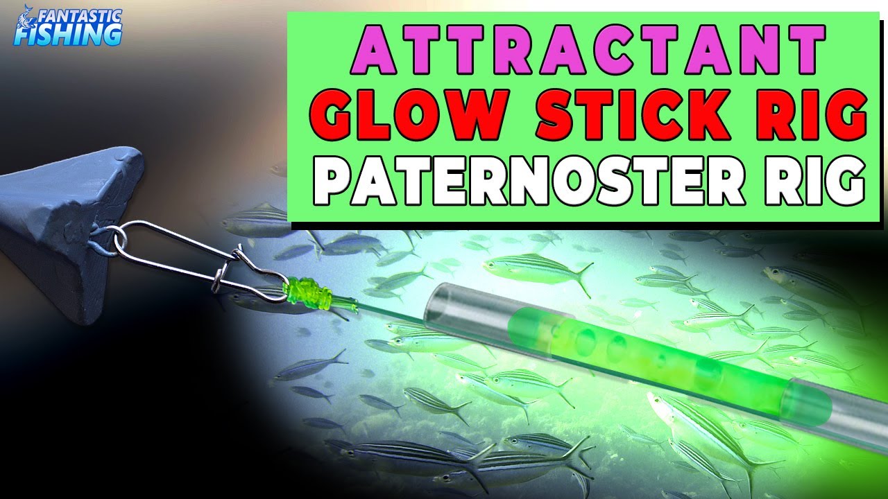 How to Setup an Attractant Glow Stick with Paternoster Rig for Beach and Surf fishing in Night Time.