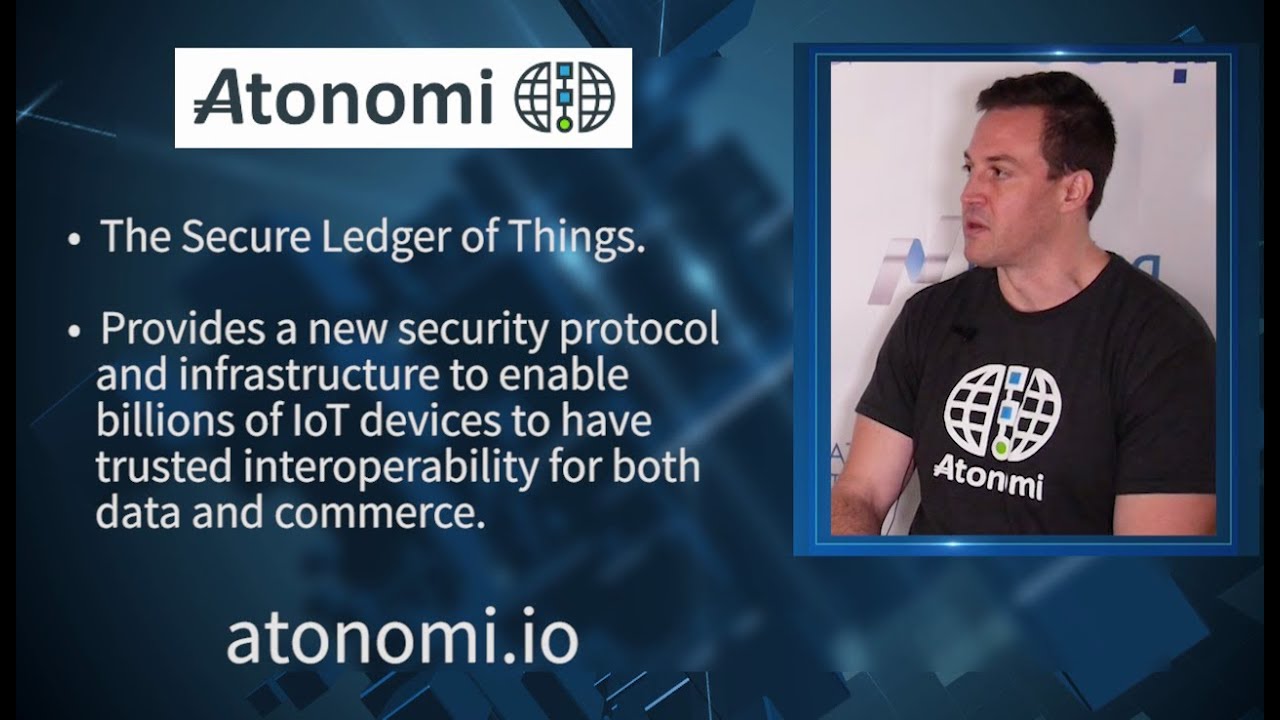 Atonomi | The Secure Ledger of Things | Co-founder David Fragale | TNABC Miami | Blockchain Security