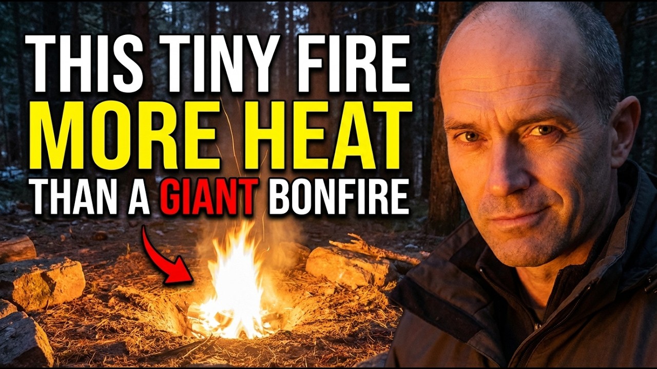 This TINY Campfire Generates MORE HEAT than a GIANT Bonfire!