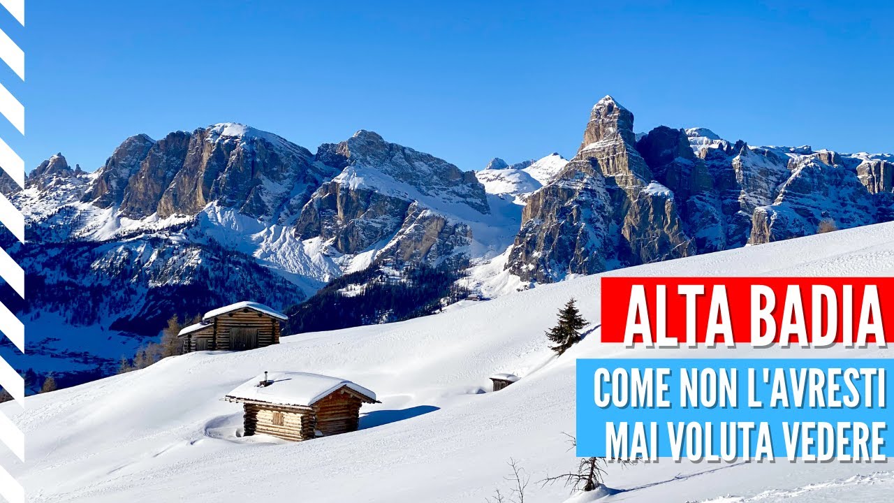 Alta Badia Dolomiti Superski resort, as you never wanted to see it 😟 **english subtitles available**
