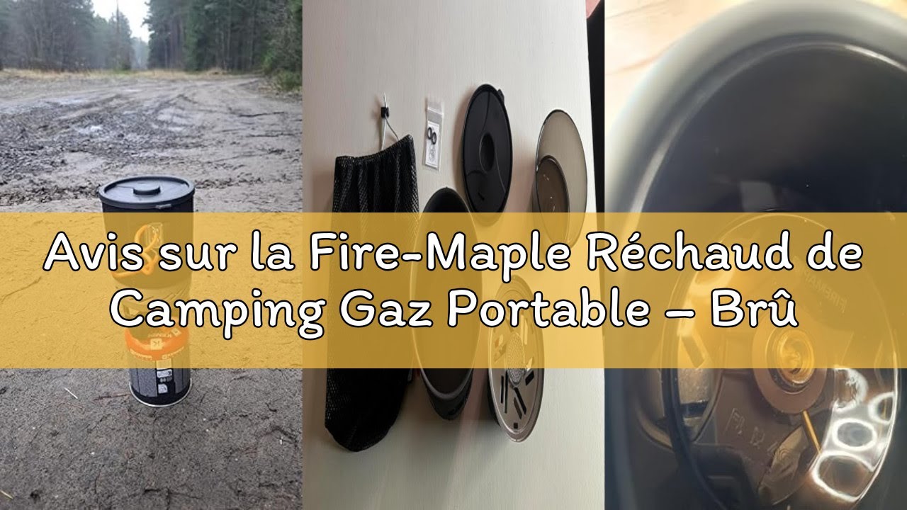Avis sur la Fire-Maple Réchaud de Camping Gaz Portable – Brûleur à Jet Compact pour Trekking, Randon