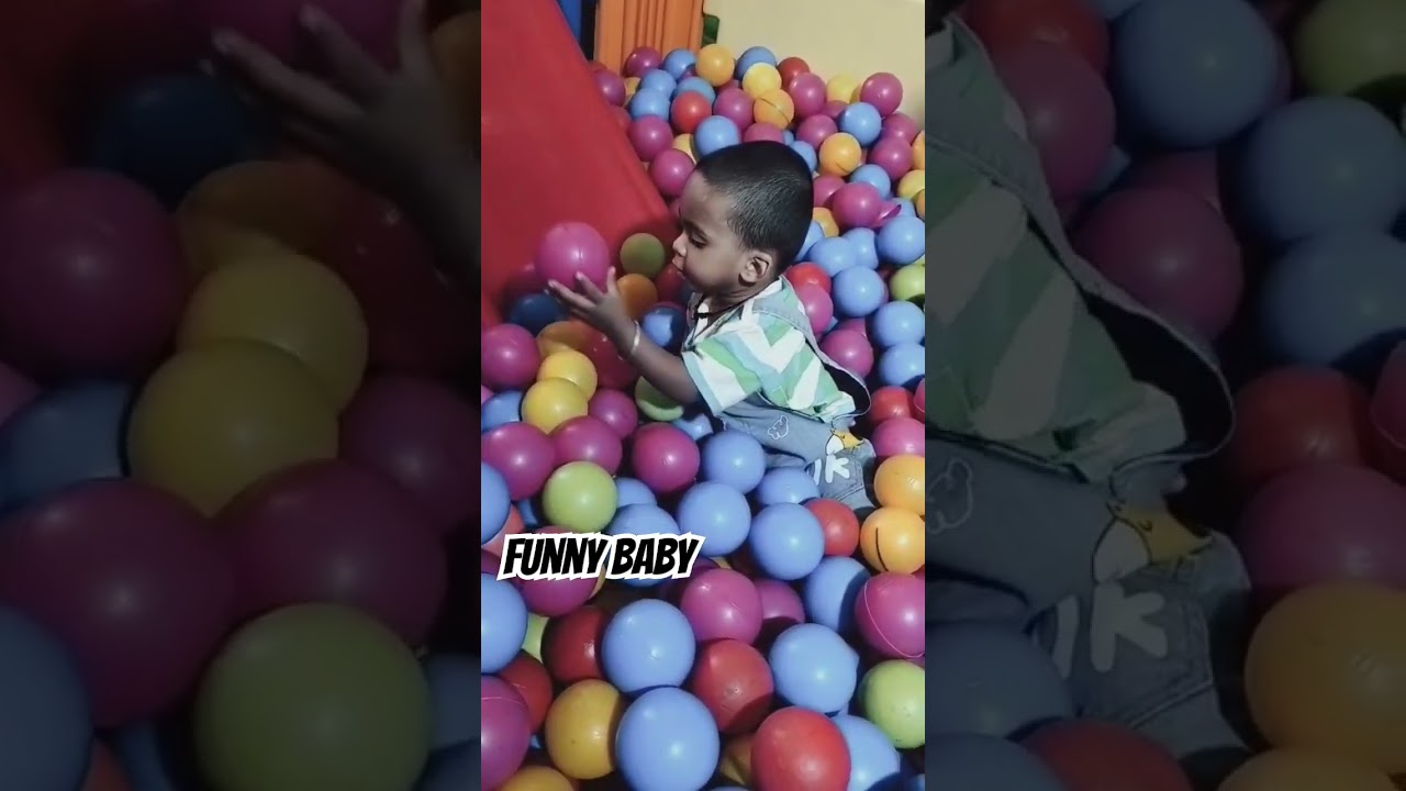 Baby playing with Balls || 