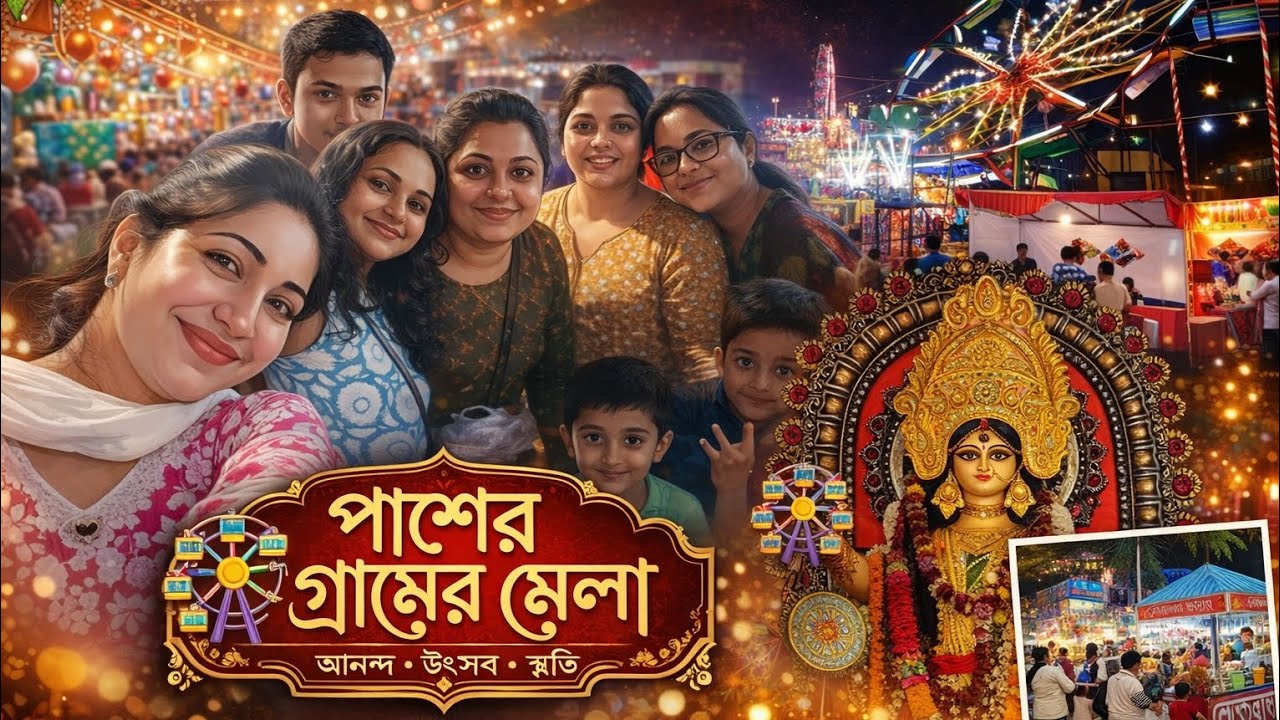 পাশের গ্রামের মেলায় গিয়ে যা দেখলাম! 😲 এত ভিড় কেন? 🎡 | Village Fair Vlog