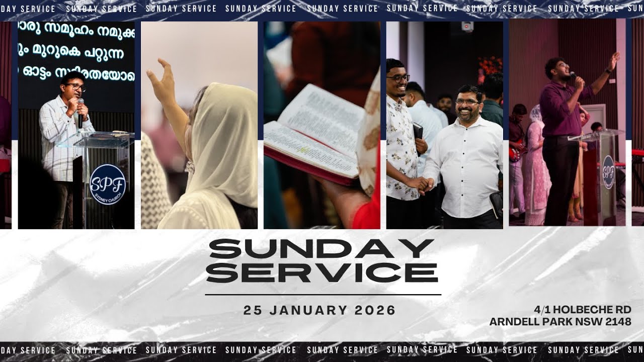SPF Sunday Worship | 25 January 2026 | Pr. Thomas Abraham