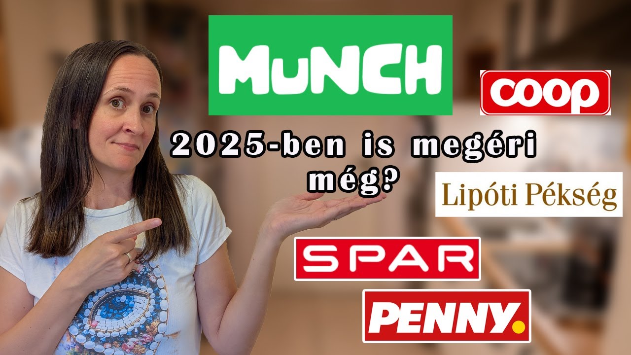 4 MUNCH csomagot teszteltem - SPAR, PENNY, COOP, LIPÓTI - 2025-ben is megéri még?