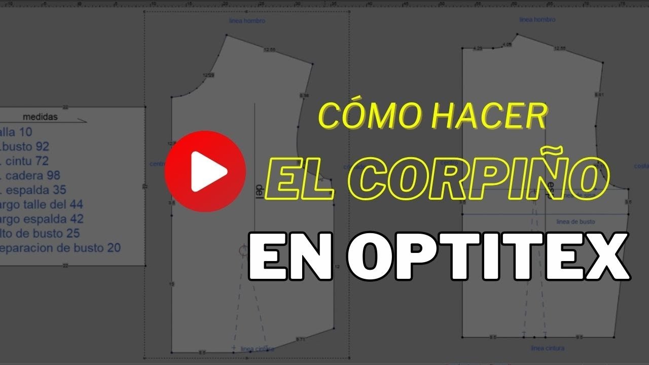 Optitex: ¿Cómo hacer el corpiño o blusa básica?