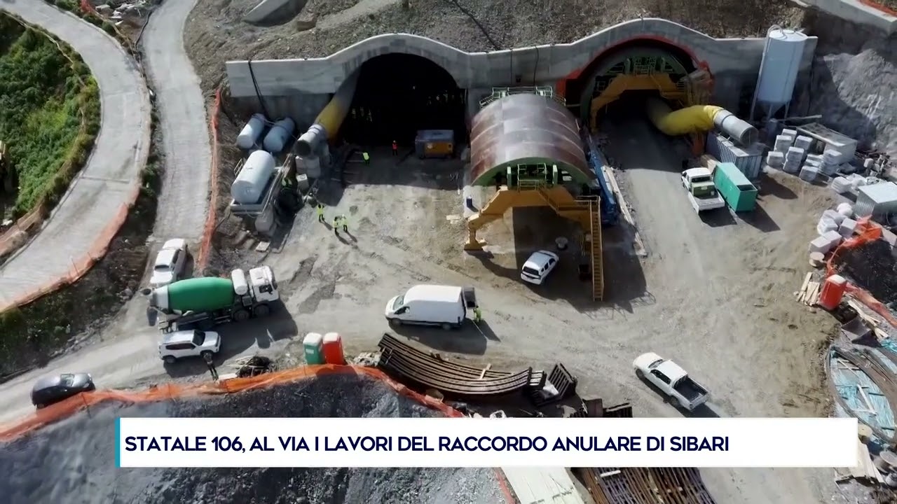 STATALE 106, AL VIA I LAVORI DEL RACCORDO ANULARE DI SIBARI