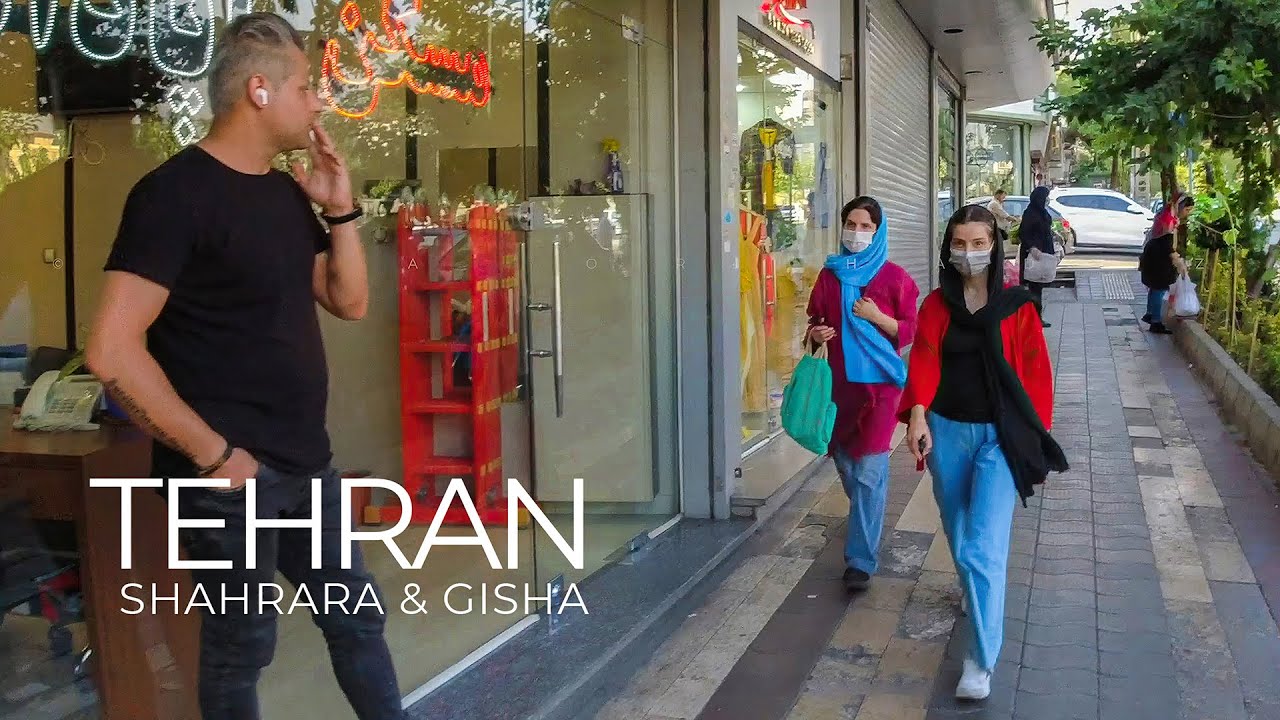 TEHRAN 2021 - POV Walk in Shahrara & Gisha Neighborhoods