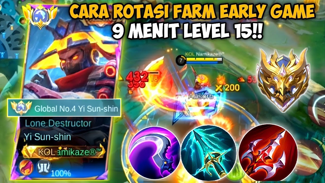 TUTORIAL GAMEPLAY YSS BEGINNER SOLO RANK SEPERTI PRO PLAYER!! CARA CEPAT JAGO MAIN PASIF YSS BARBAR