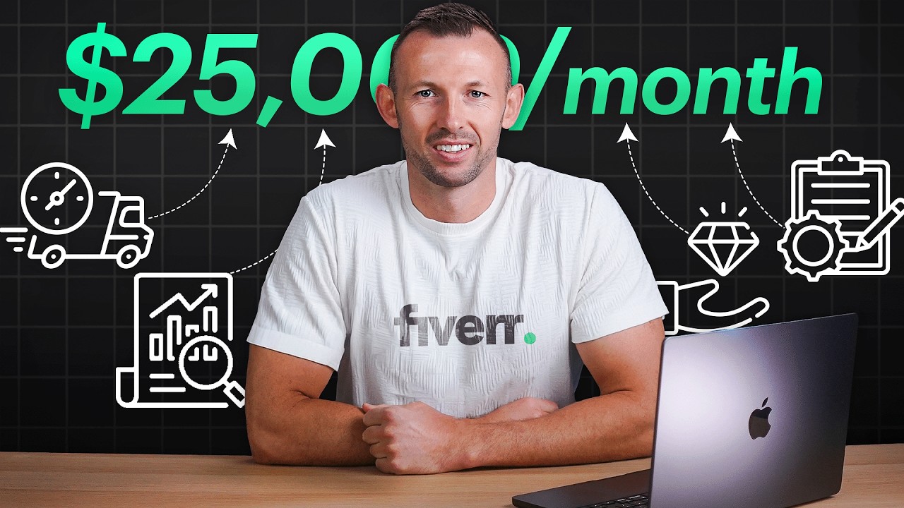 How I Went from $5K to $25K/Month on Fiverr (The System)