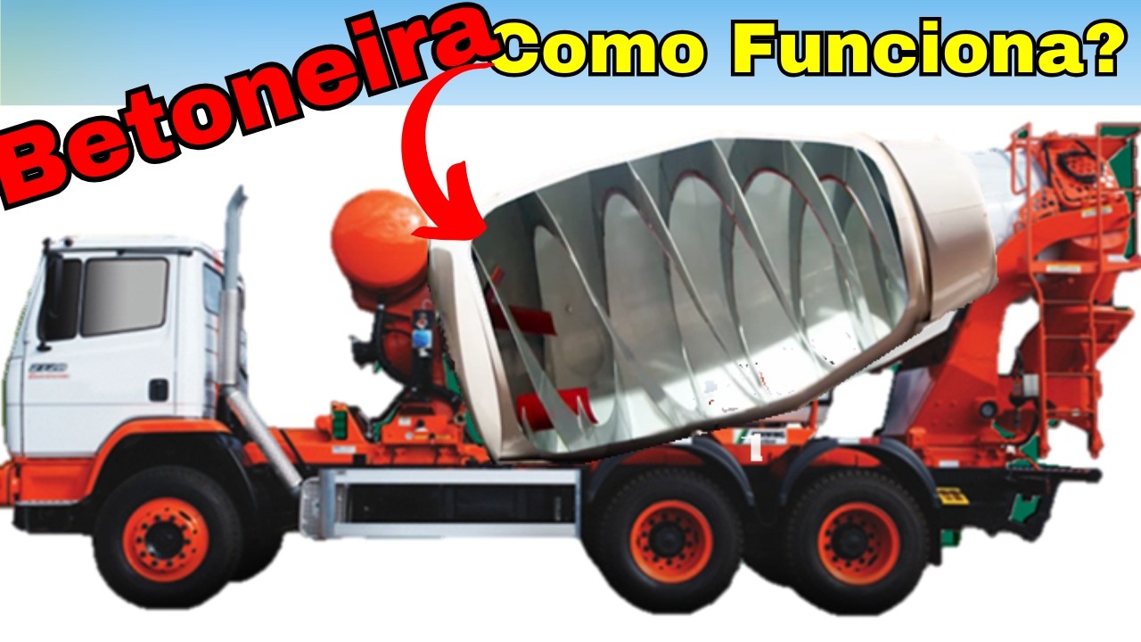BETONEIRAS - História, Evolução, Como Funciona?