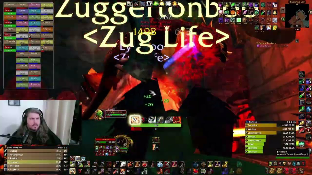 WoW Classic Hardcore BWL Fat Loot Night 11-2-2025