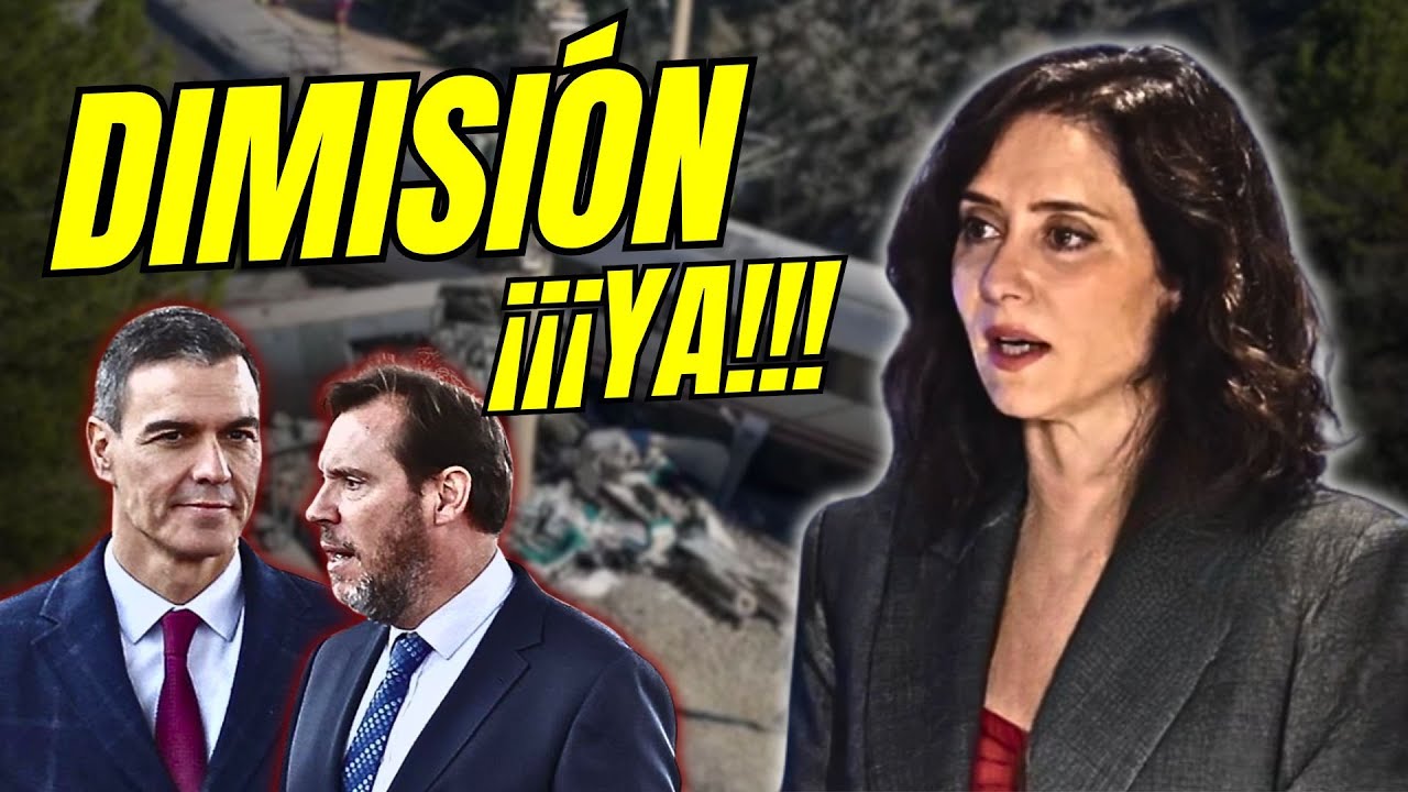 🔥AYUSO FRÍE a SÁNCHEZ y PUENTE🔥 “¡¡¡TIENEN QUE DIMITIR!!!”
