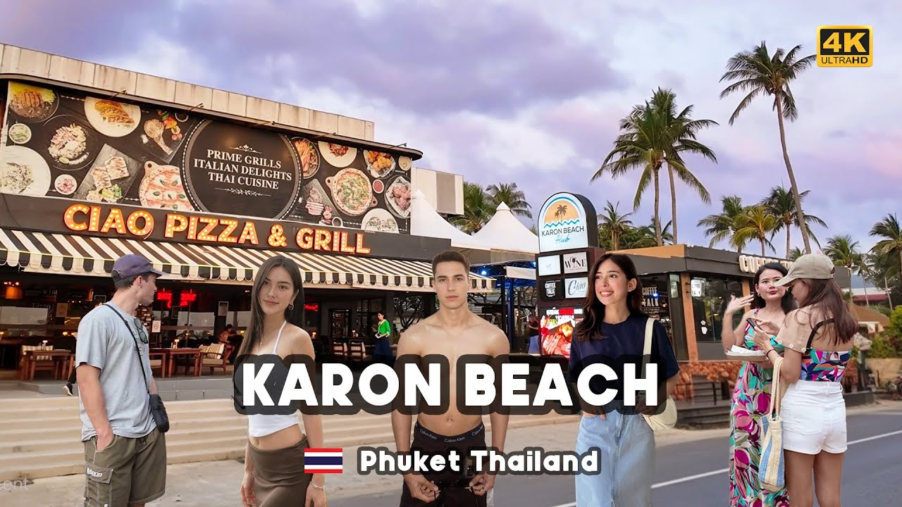 [4K] 🇹🇭 Walking 24 Hours at Karon Beach From Sunrise to Nightlife Phuket, Thailand ( October 2024 )