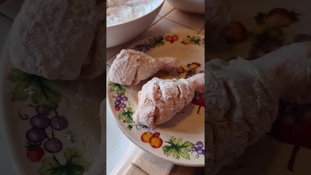 piernas de pollo empanizadas
