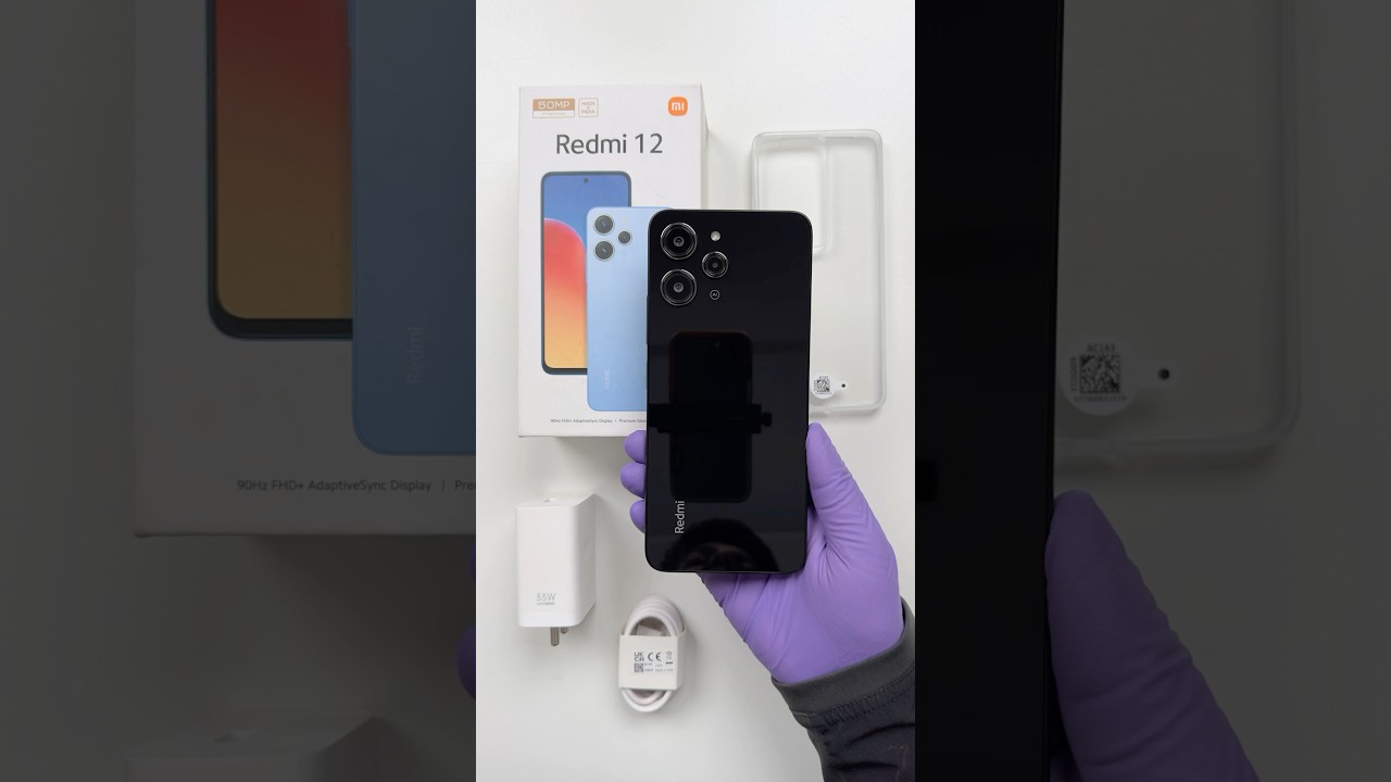 Xiaomi Redmi 12 Unboxing - Highlights - ASMR #shorts