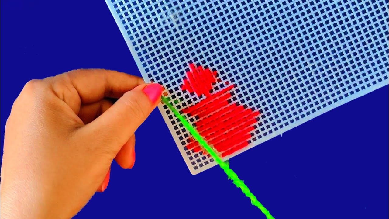beautiful plastic canvas design idea || सुंदर प्लास्टिक कैनवास डिजाइन आईडिया