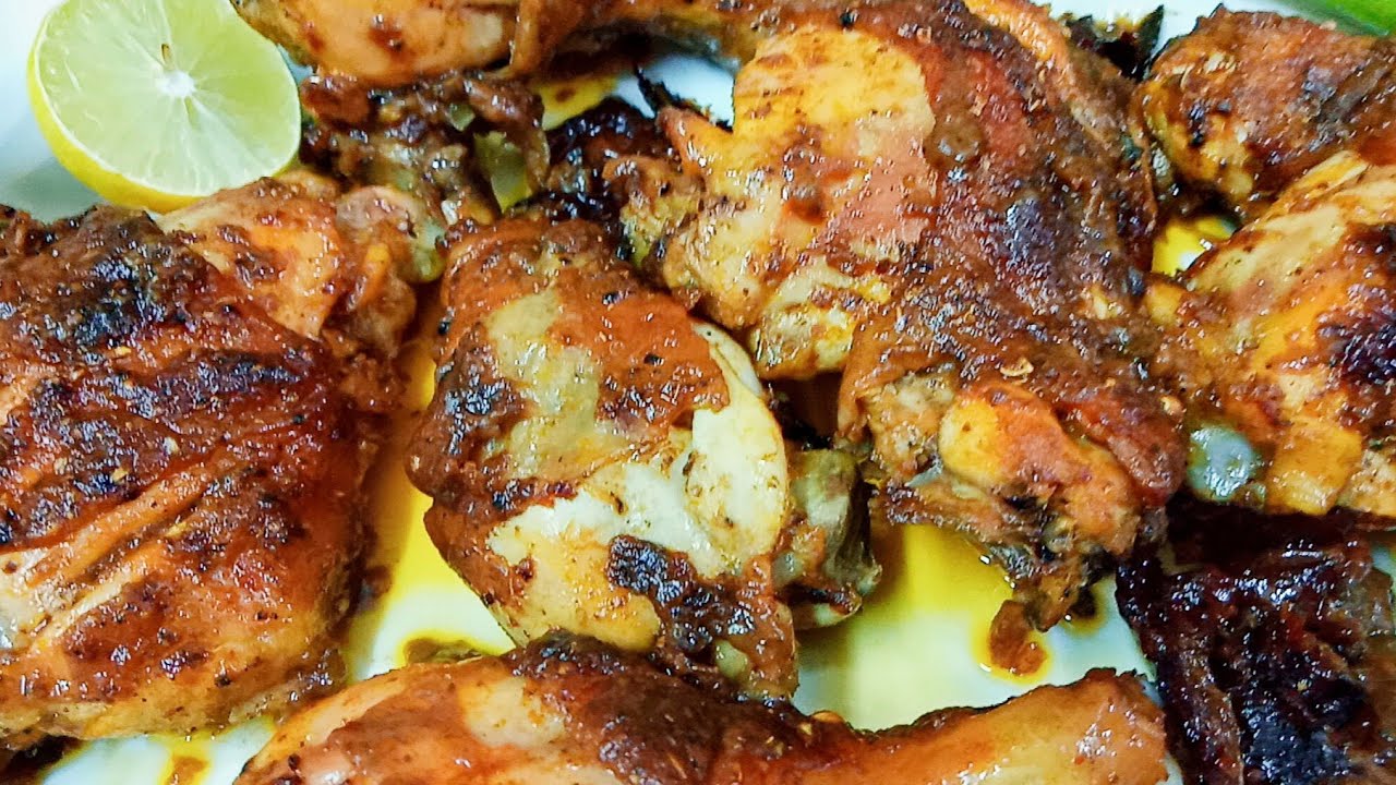 طريقة عمل فراخ بالمسترده في الفرن تحفه بجد 🍗 جربيهااا