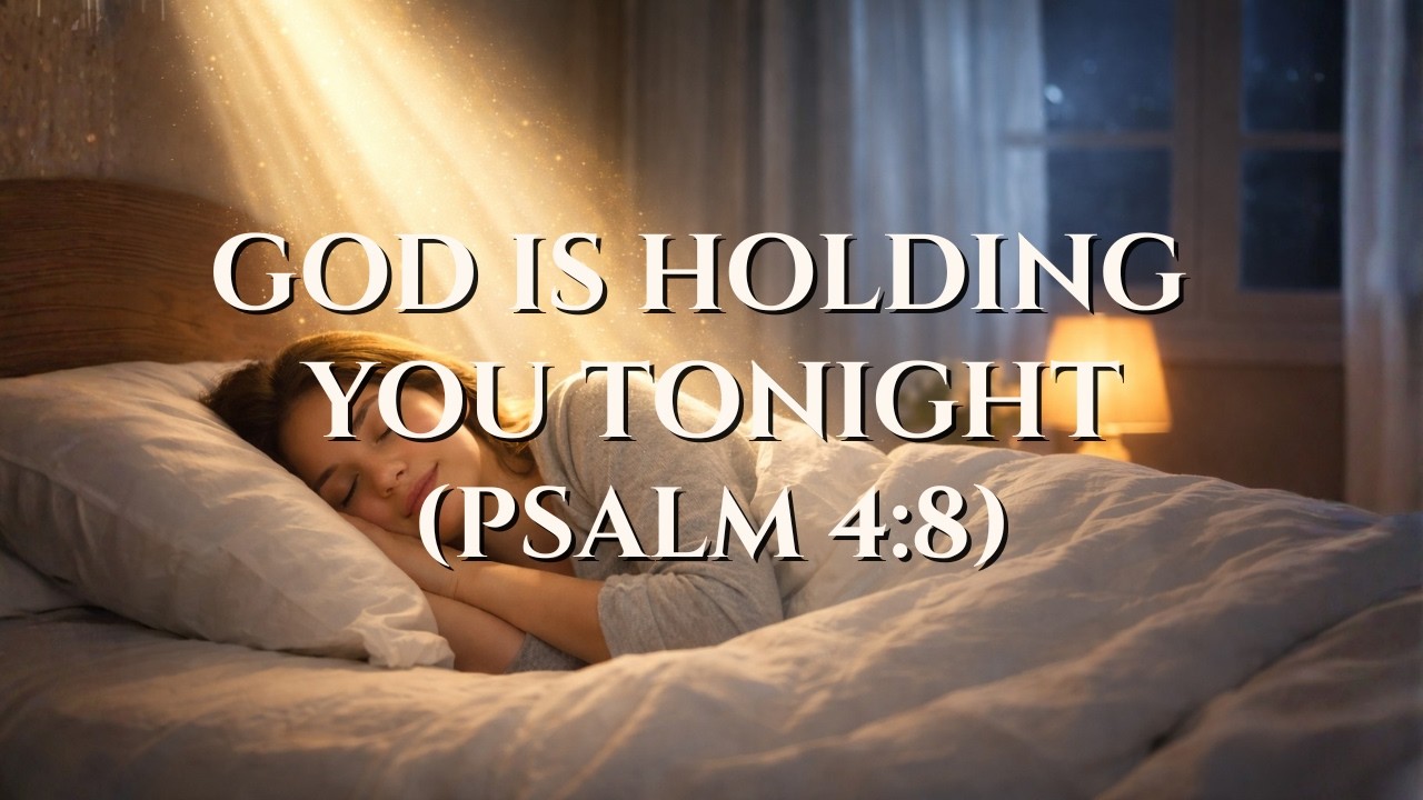God Is Holding You Tonight | Psalm 4:8 Peaceful Christian Pop Prayer